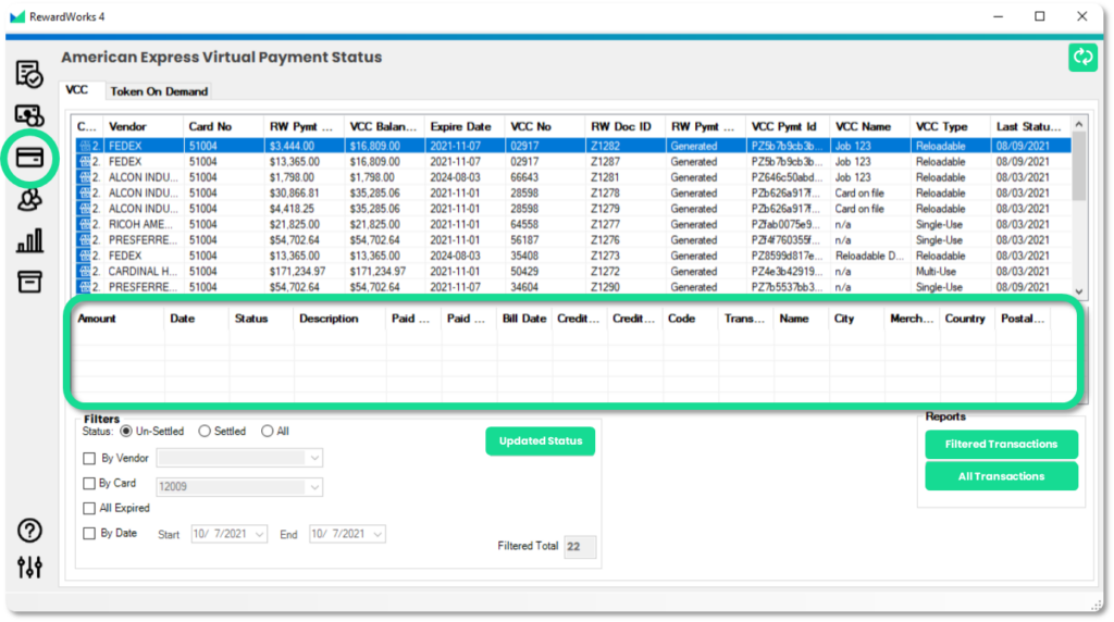 Credit Card Details RewardWorks accounts payable automation software